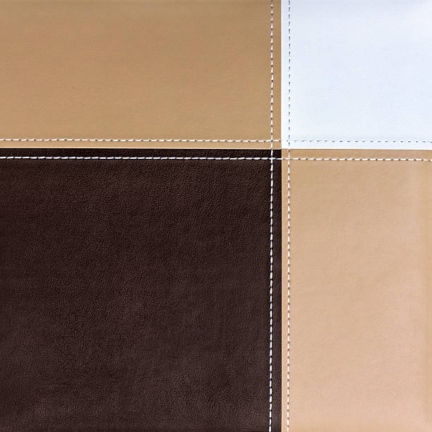 istock background of multicolored leather stitched details 466010449