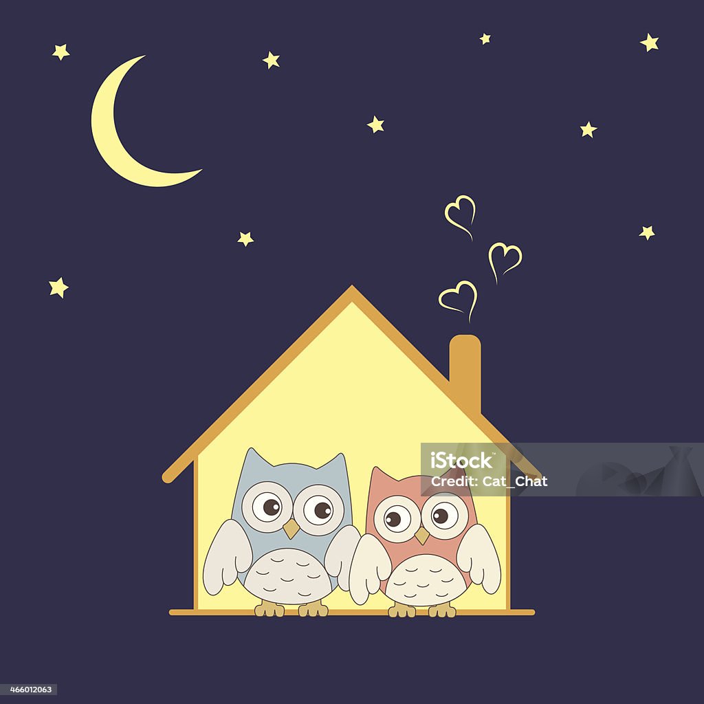 Sweet Home - clipart vectoriel de Amour libre de droits