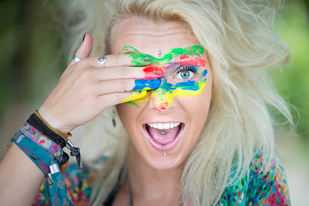 istock Happy Hippie Girl 466012845