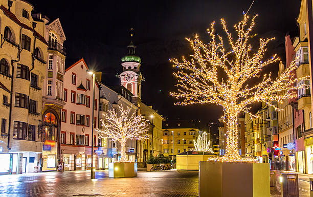 Christmas decorations in Innsbruck - Austria