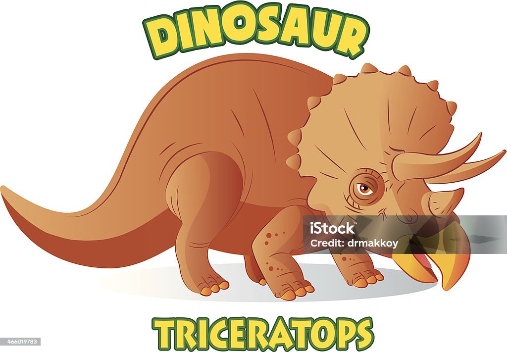 Triceratops - Grafika wektorowa royalty-free (Clip Art)