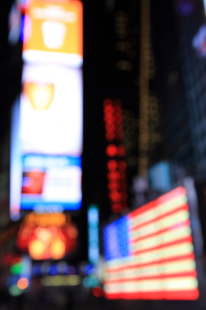 Times Square at Twilight in New York City, USA.
