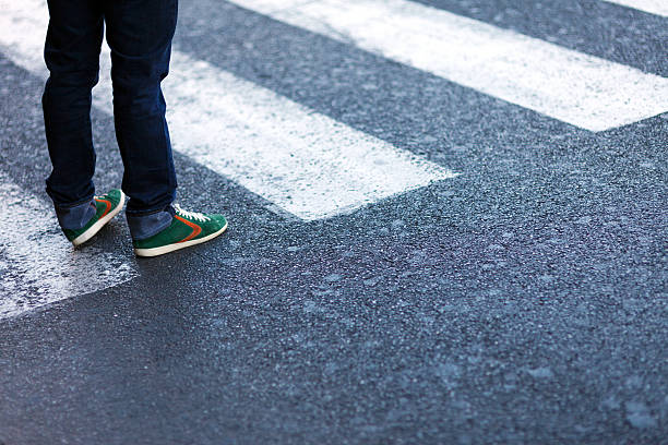 istock Pedestrian on pelican crossing 466020375