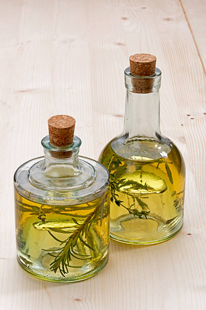 istock Closeup to Olive Oil in Two Bottles 466023090