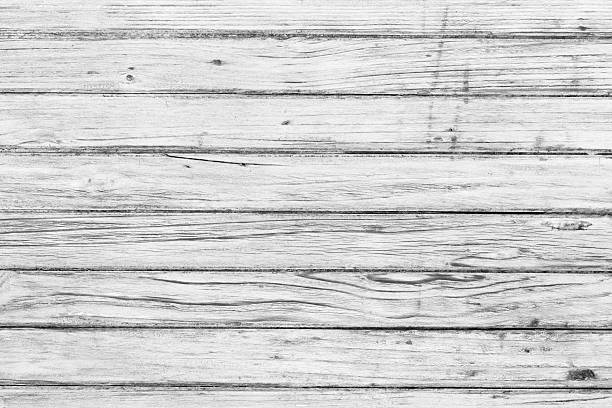 istock Old weathered white painted wooden board 466023322