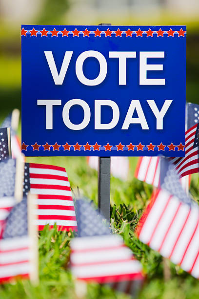 istock Election and Vote Yard sign 466023966