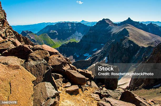 Rocky Mountain Peaks Spires Rocks High Altitude Stock Photo - Download Image Now - Colorado, Mountain Peak, 2015