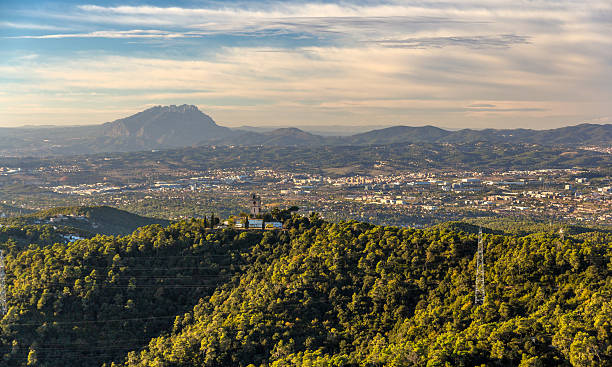 istock View from Tibidabo mountain - Barcelona, Spain 466029234