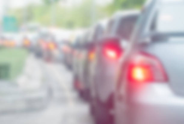 istock Car queue in the bad traffic road 466029440