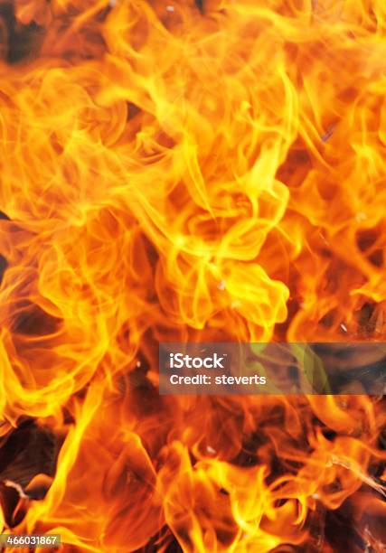 Hot Fire Stock Photo - Download Image Now - Backgrounds, Burning, Fire - Natural Phenomenon