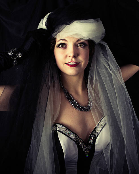 istock Woman wearing black and white 466031992