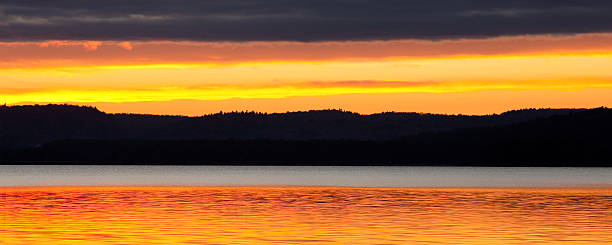 istock Panorama of Muskoka Sunset 466032214