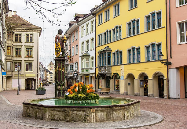 istock Fountain in Schaffhausen - Switzerland 466032490