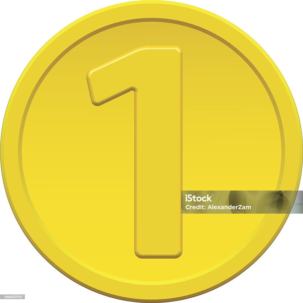 One Coin One Coin Stock Illustration - Download Image Now - Business, Buying ...