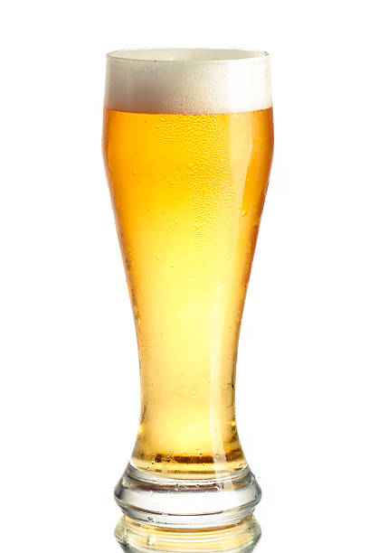 istock Glass of light beer 466034085