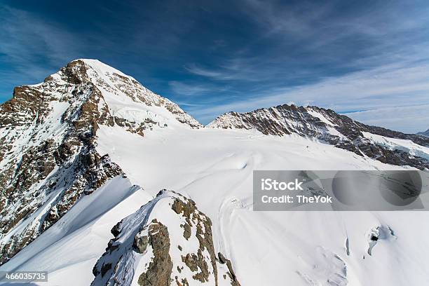 Alpine Alps Mountain Landscape At Jungfraujoch Top Of Europe Switzerland Stock Photo - Download Image Now