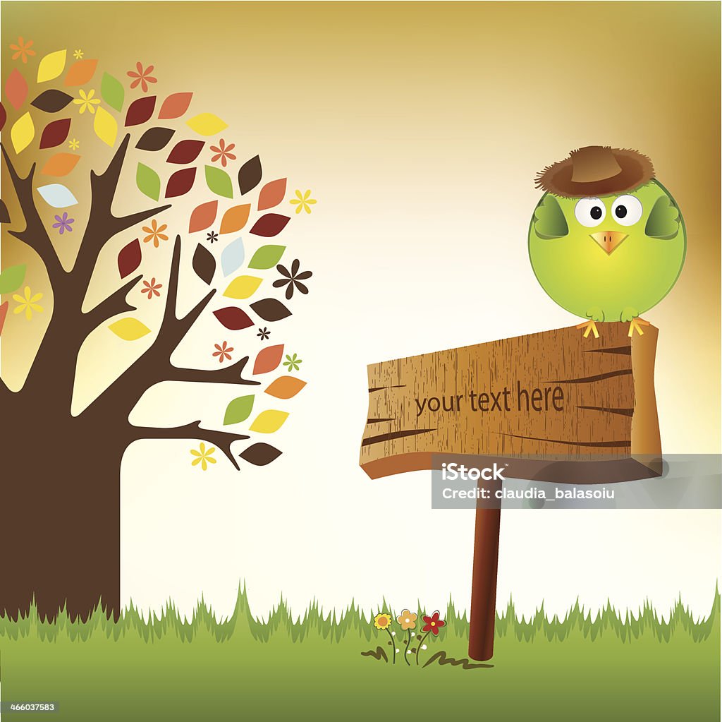 cute little boy bird Animal stock vector