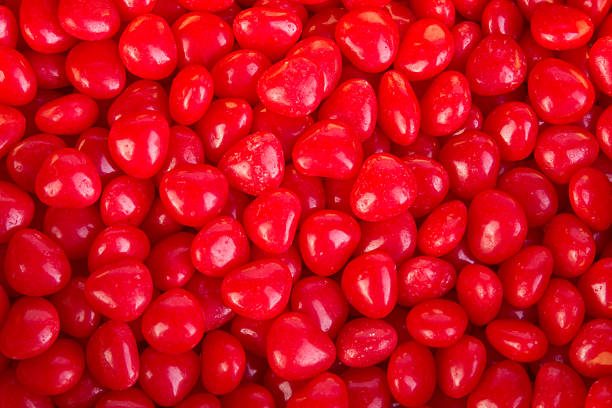 istock Full frame of red candy hearts for Valentine background. 466038875