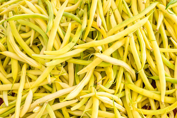 istock Yellow beans on display at the market 466040900