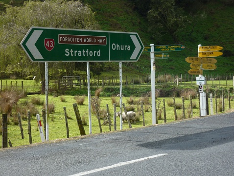 The Forgotten World Highway is rated as one of NZs worst roads by the Police. It runs from Stratford to Taumarunui, passing the 