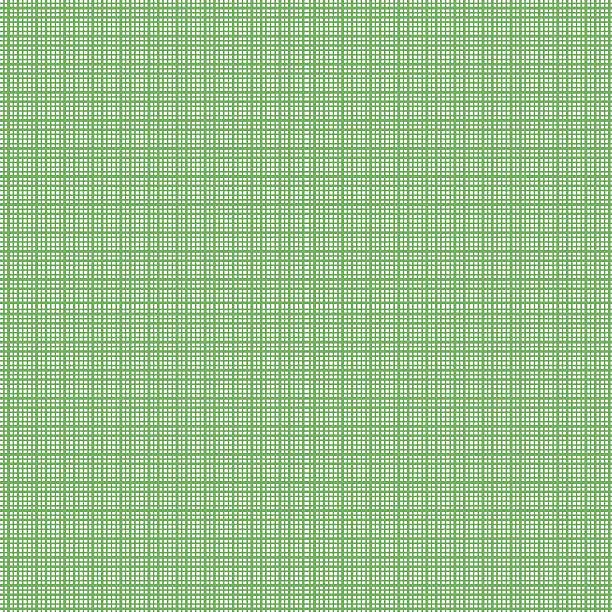 Vector illustration of Green White Crosshatching Seamless Pattern