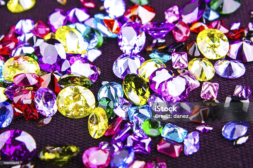 Crystal Gems For Crafts Stock Photo - Download Image Now - Beauty, Blue,  Bright - iStock