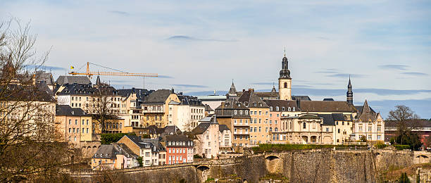istock Panoramic view of Luxembourg city 466046034