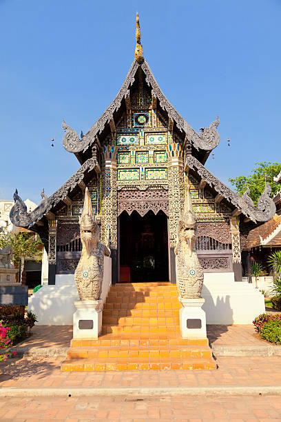 istock Naga starway at Wat Chedi Luang, Chiang Mai 466046653