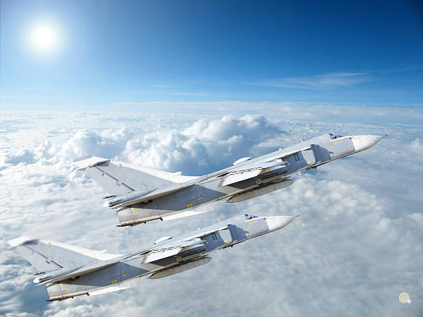 istock Military jet bomber Su-24 466047567