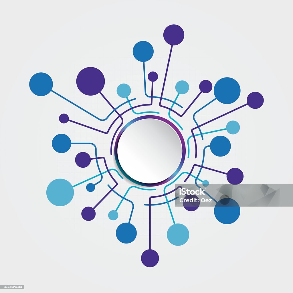 Connection String Circle Circle Connection Stock Illustration - Download Image Now - Connection ...