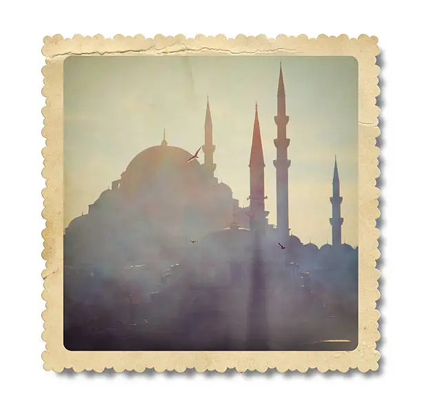 Suleymaniye Mosque and Fog.