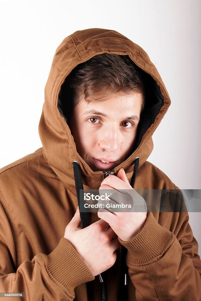 Boy with anorak 2015 Stock Photo