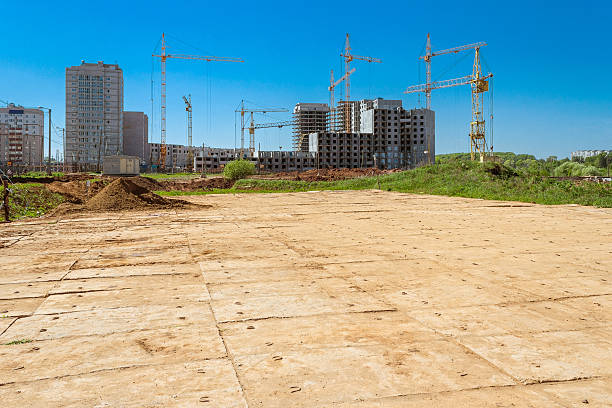 construction site stock photo