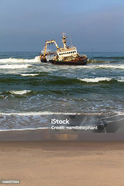 Wreck At The Skeleton Coast Stock Photo - Download Image Now - 2015, Africa, Animal