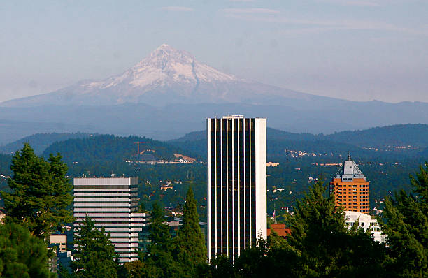 istock Portland Oregon With Mount Hood 466051151