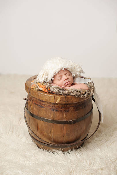 istock Sleeping Newborn Girl 466051349