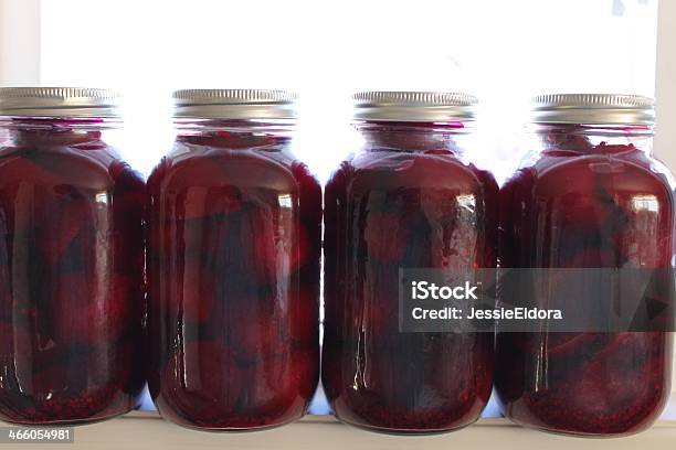 Jars Of Beet Pickles Stock Photo - Download Image Now - Beet, Pickled, Canning