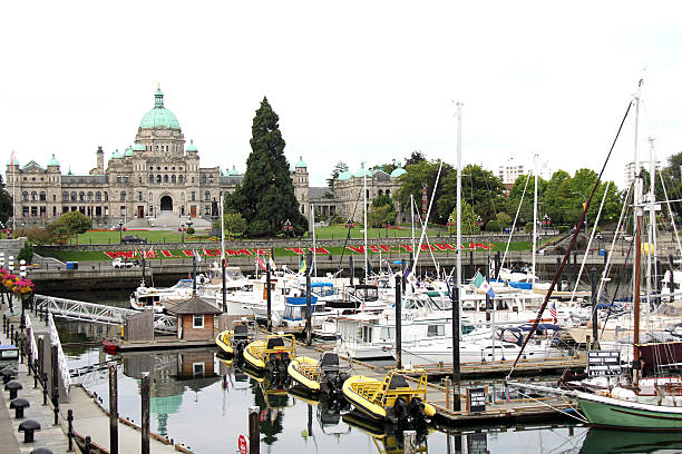 istock Victoria's Inner Harbor and Parliament 466058097