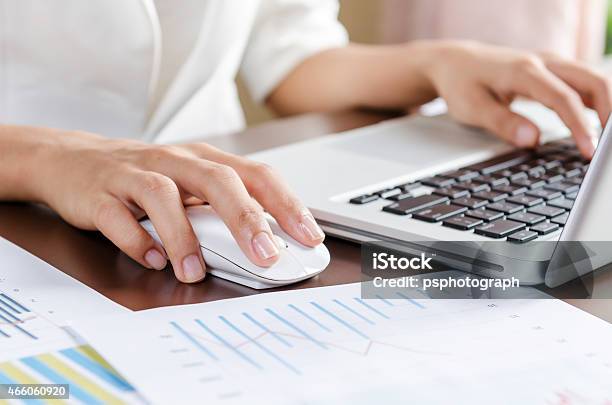 Working With Computer Stock Photo - Download Image Now - 2015, Adult, Adults Only