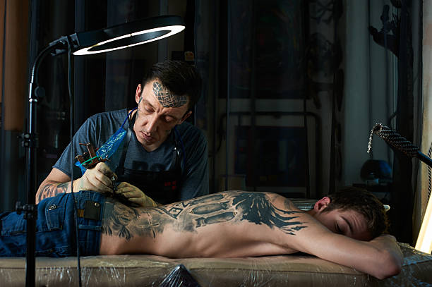 istock Studio of tattoo artist 466063068