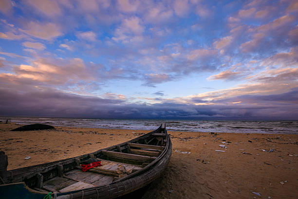 istock Old fishing boat on the beach. 466063172
