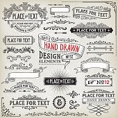 istock Hand Drawn Banners,Badges and Frames 466066888