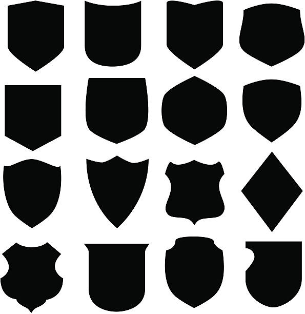 shields  shields shielding stock illustrations