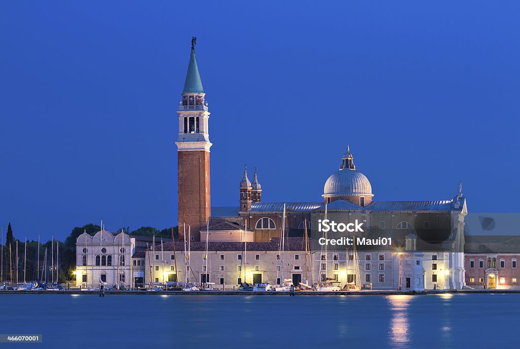 Di San Giorgio Maggiore al blue ora - Foto stock royalty-free di Acqua