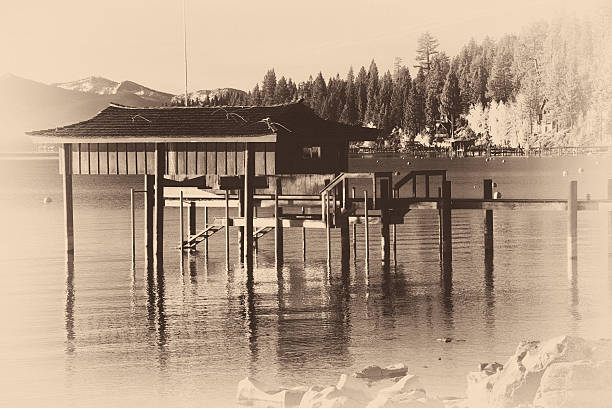 istock Stilt hut in a lake 466072743