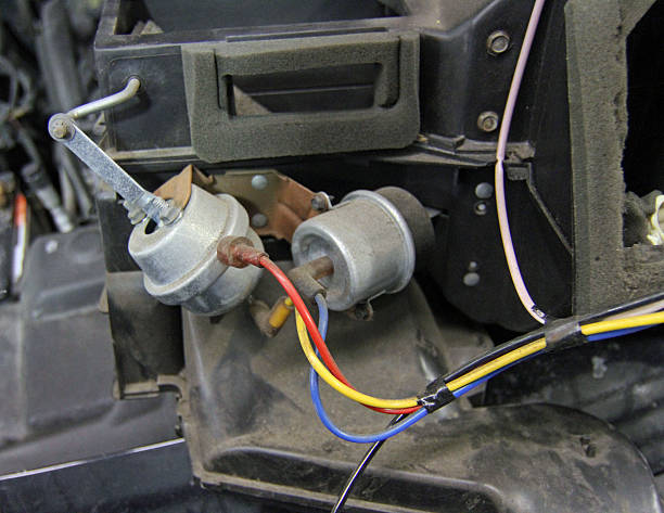 istock Vacuum controls for air box doors, auto parts 466072845