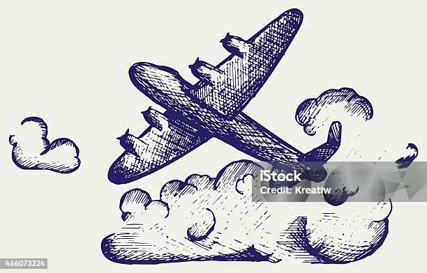 Lancaster Bombers Stock Illustration - Download Image Now - World War II, Airplane, Cartoon