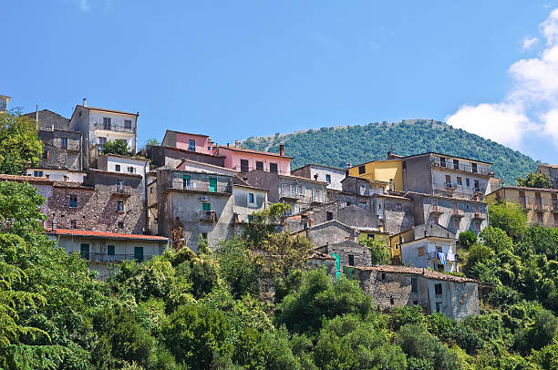 istock Panoramic view of Viggianello. Basilicata. Italy. 466073534