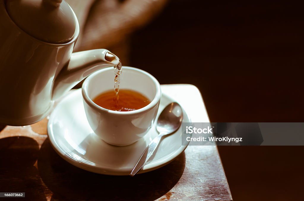 El tiempo de té descanso. - Foto de stock de Té - Bebida caliente libre de derechos