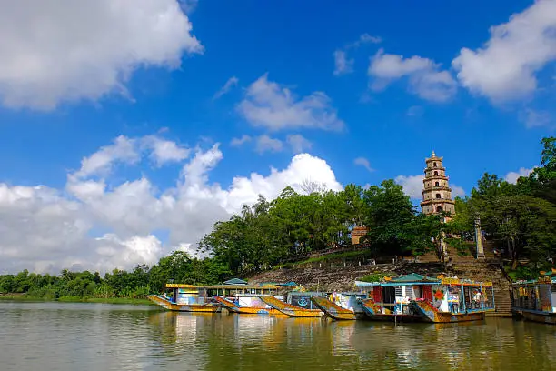 Photo of Thien Mu Pagoda In Hue, Vietnam